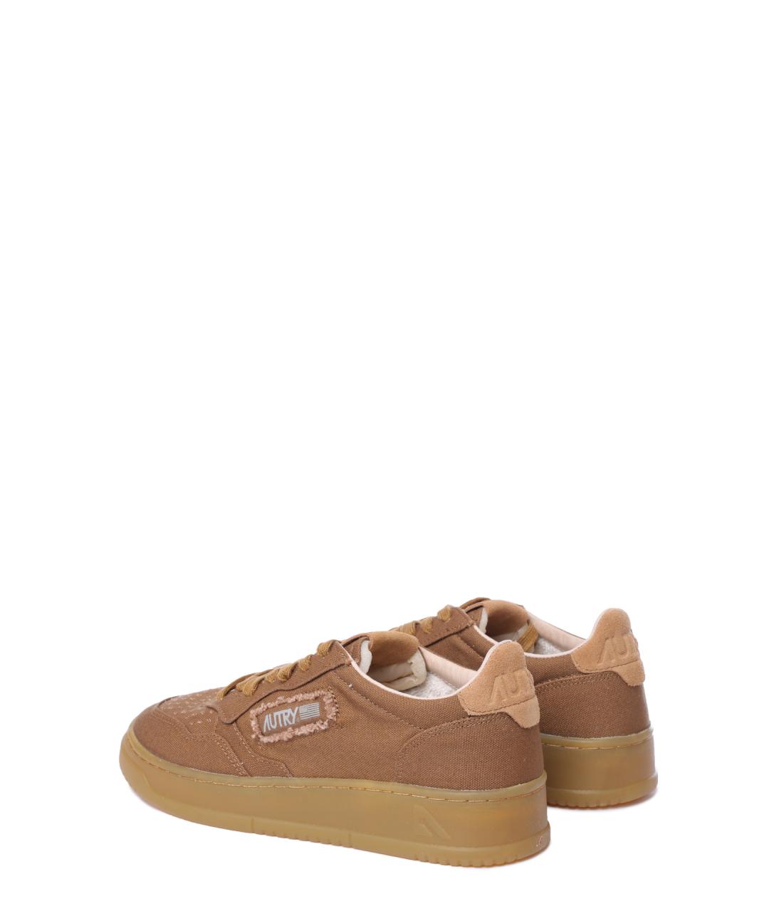AUTRY Коричневые текстильные кеды, фото 5