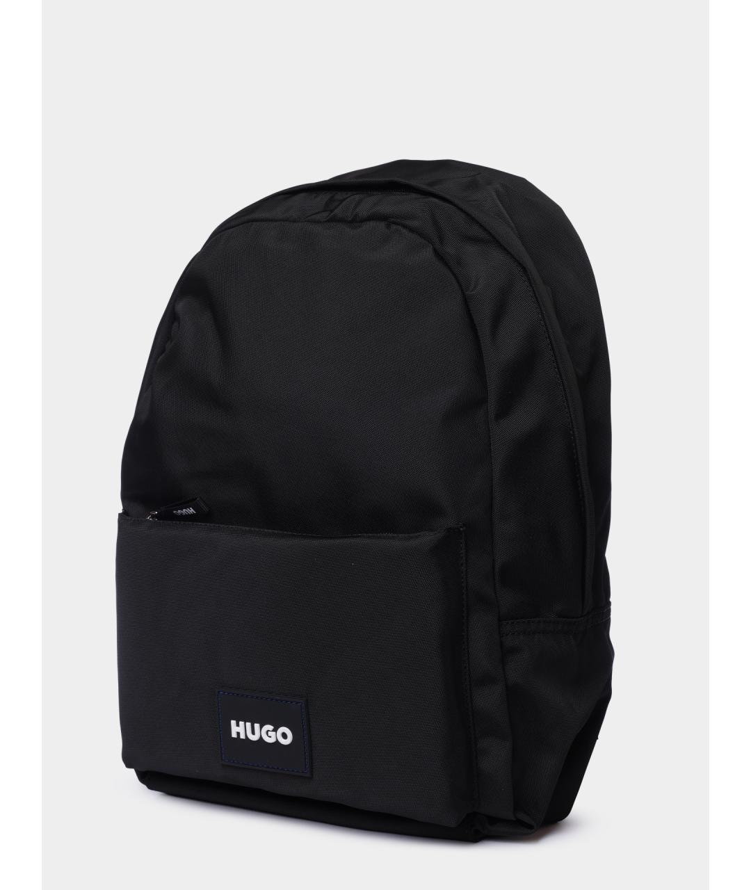 HUGO Черный тканевый рюкзак, фото 2