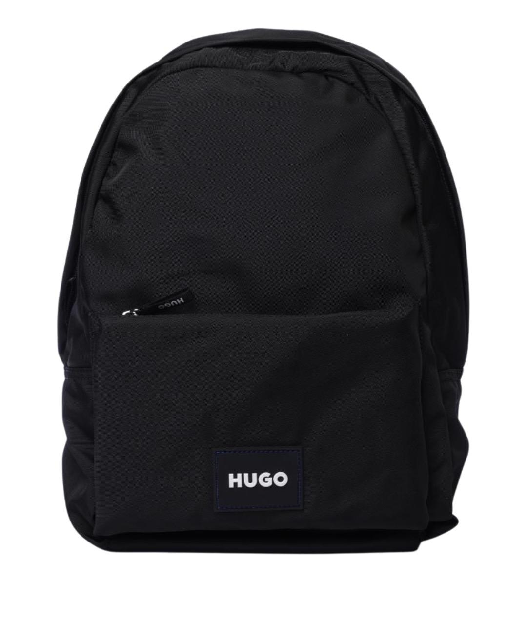 HUGO Черный тканевый рюкзак, фото 1