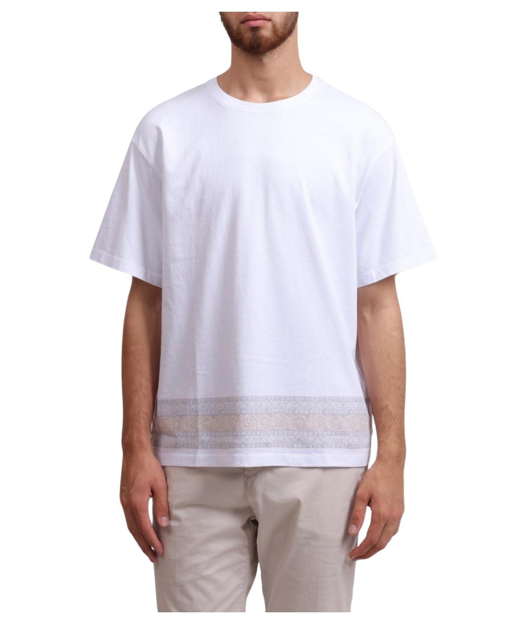 ETRO Белая хлопковая футболка, фото 1