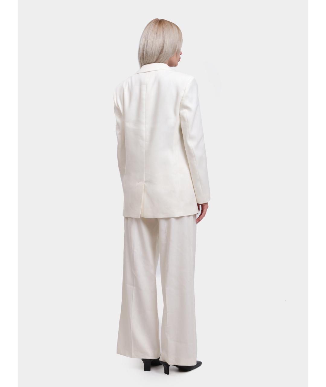 HUGO Белый льняной жакет/пиджак, фото 4