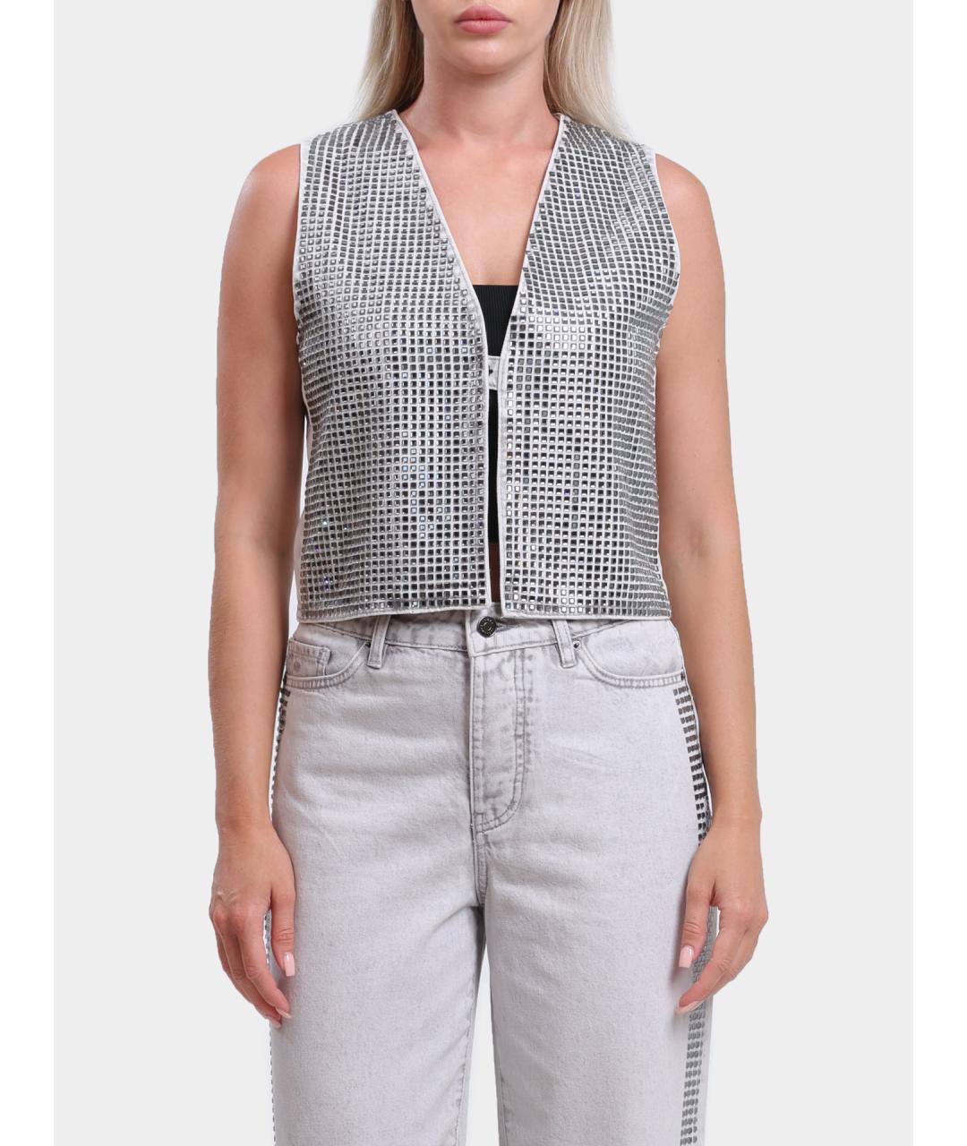 ARMANI EXCHANGE Серебряная жилетка, фото 6