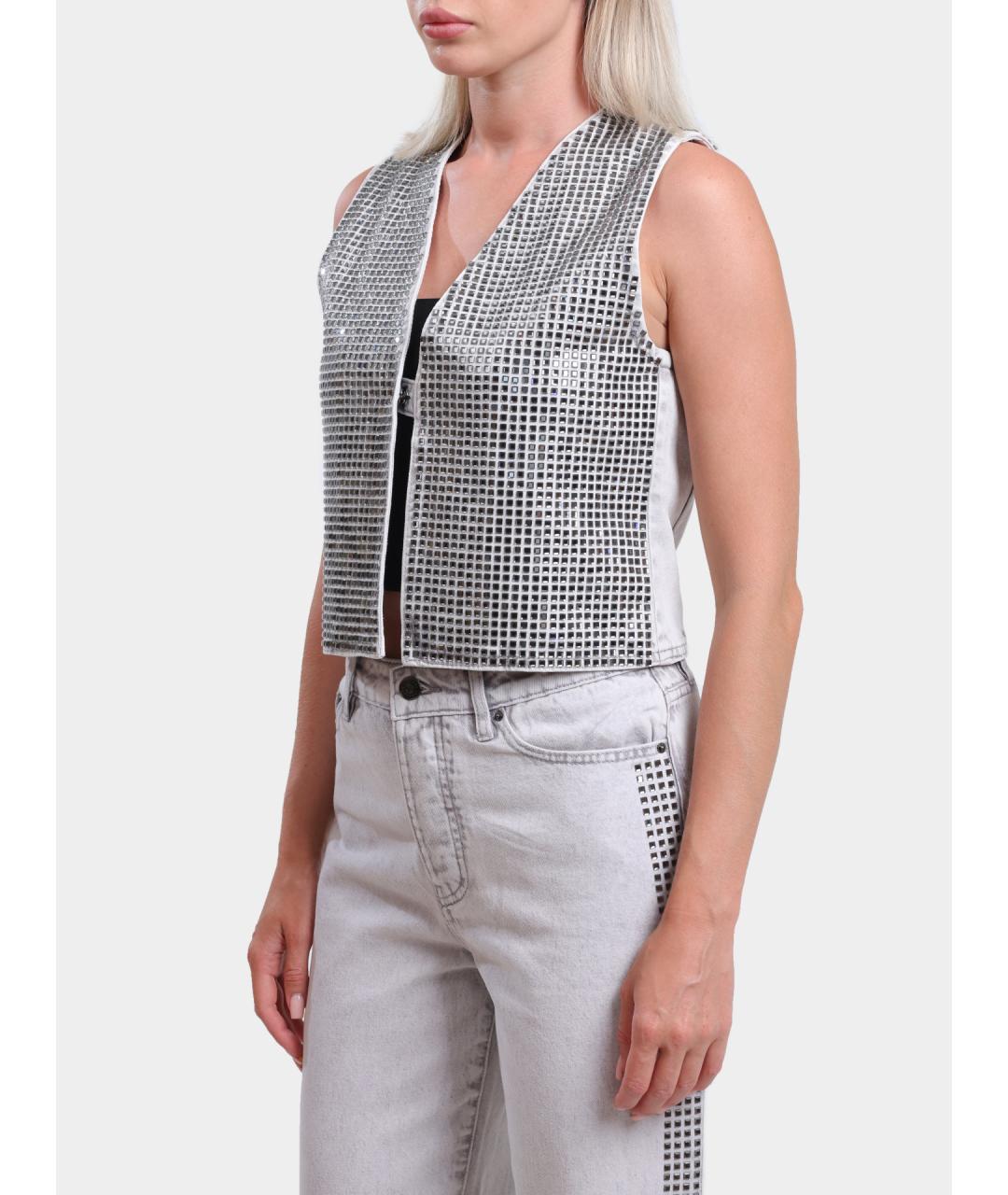 ARMANI EXCHANGE Серебряная жилетка, фото 3