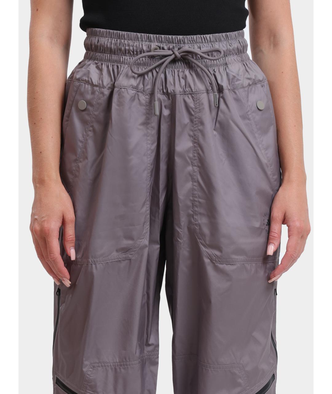 ADIDAS BY STELLA MCCARTNEY Серые прямые брюки, фото 4