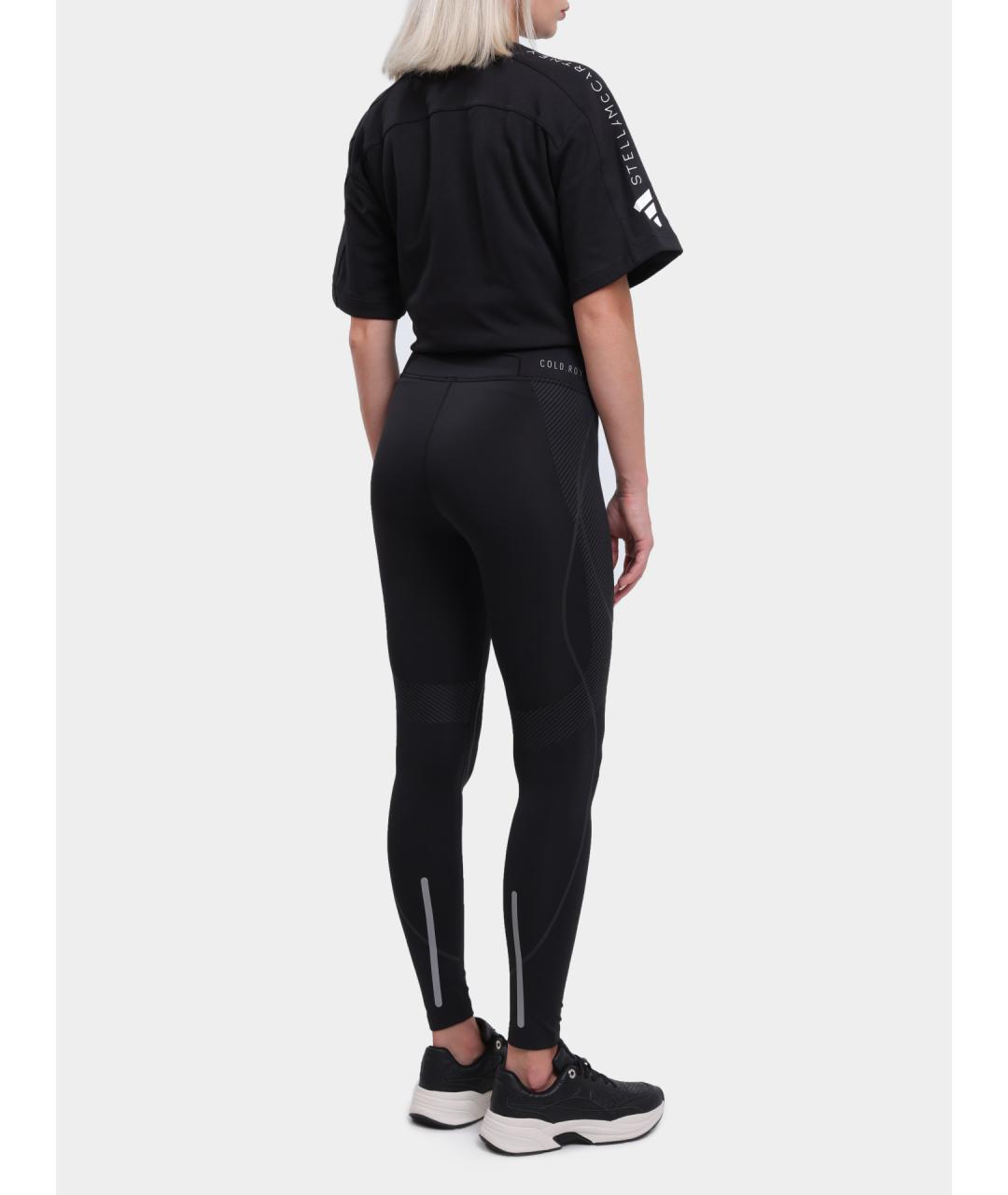 ADIDAS BY STELLA MCCARTNEY Черные леггинсы и велосипедки, фото 6