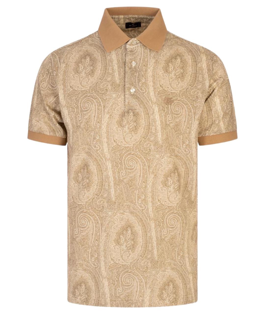 ETRO Мульти хлопковое поло с коротким рукавом, фото 1