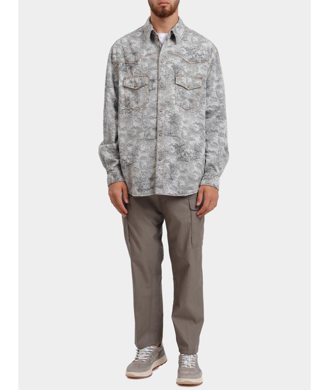 ETRO Мульти хлопковая кэжуал рубашка, фото 3