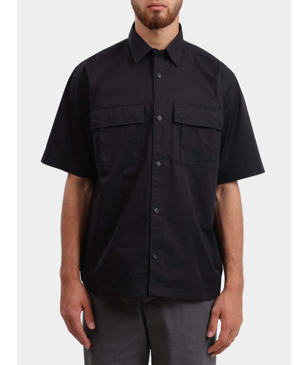 CP COMPANY Черная хлопковая кэжуал рубашка, фото 5