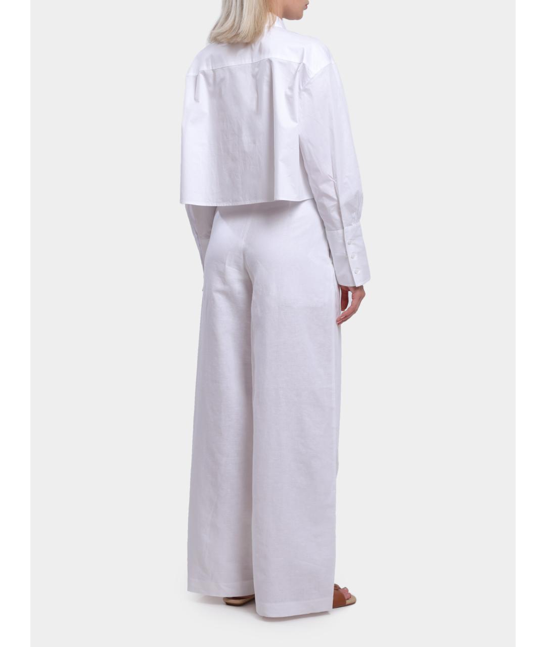 ARMANI EXCHANGE Белые прямые брюки, фото 5