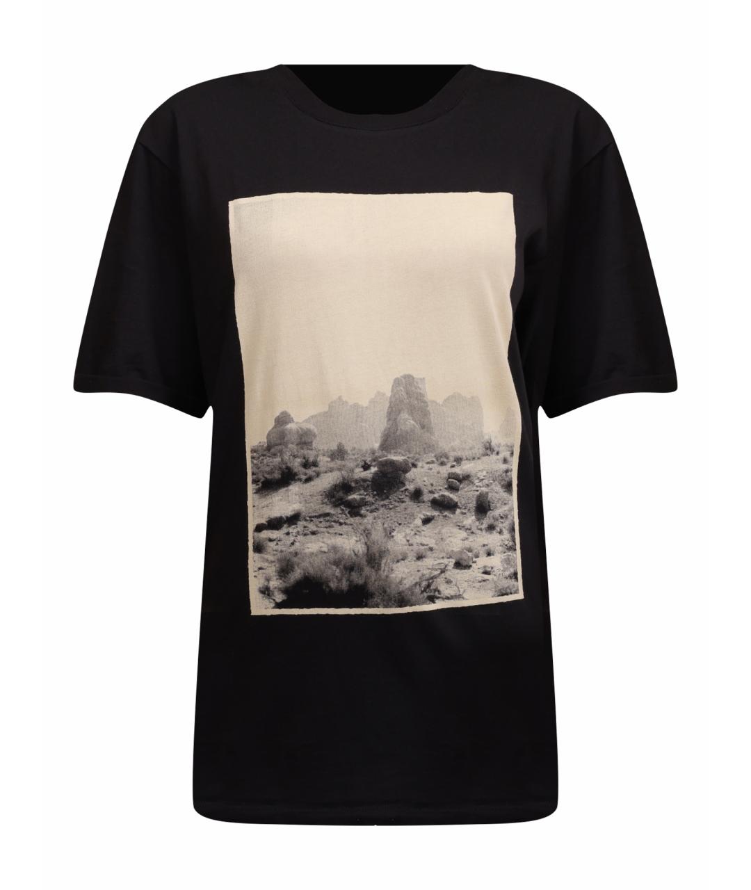 ARMANI EXCHANGE Черная хлопковая футболка, фото 1