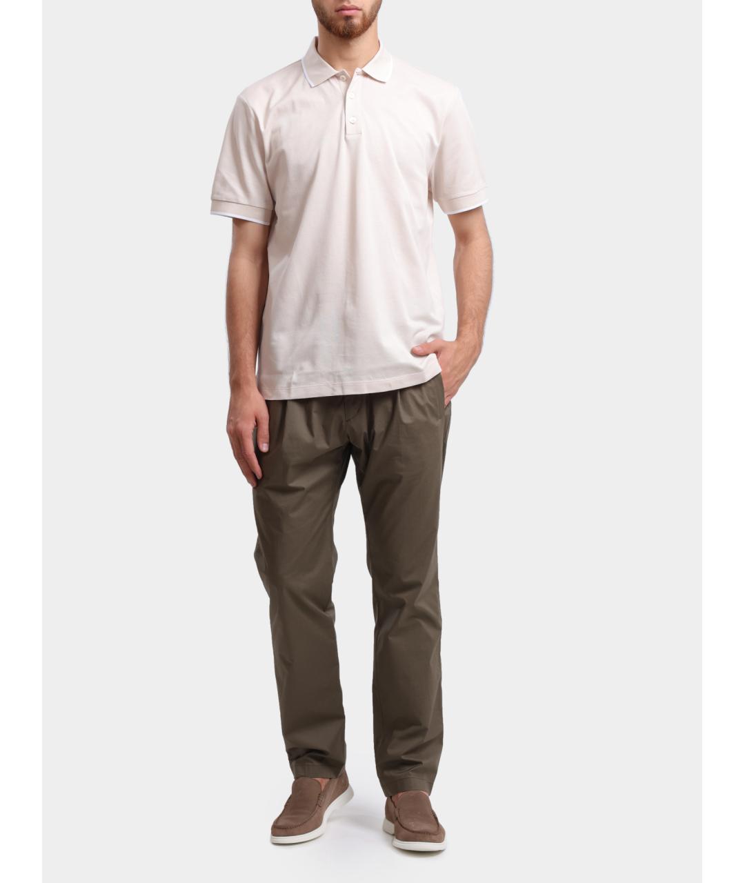 PESERICO Белая хлопковая футболка, фото 2