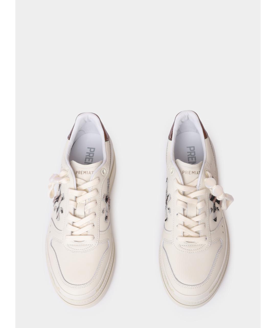 PREMIATA Белые кожаные кеды, фото 3