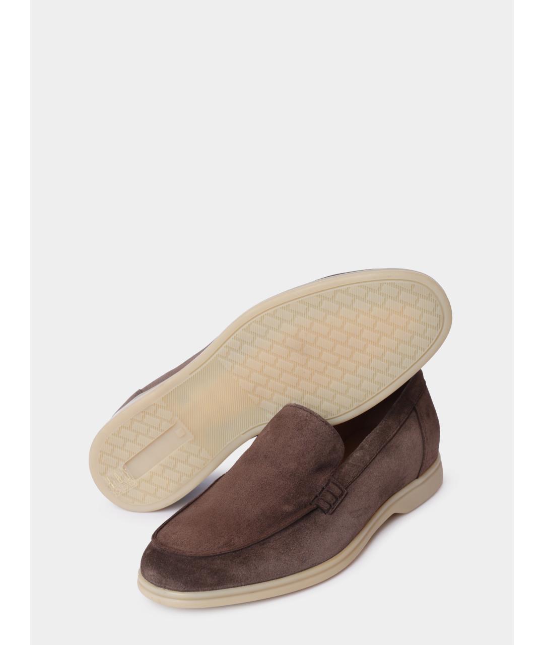 PREMIATA Коричневые замшевые лоферы, фото 4
