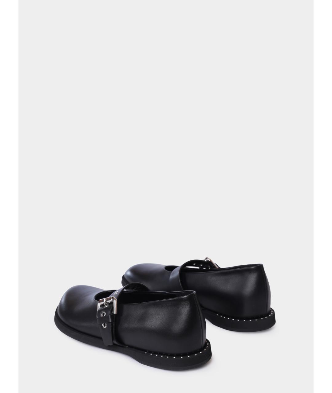 PREMIATA Черные кожаные балетки, фото 5