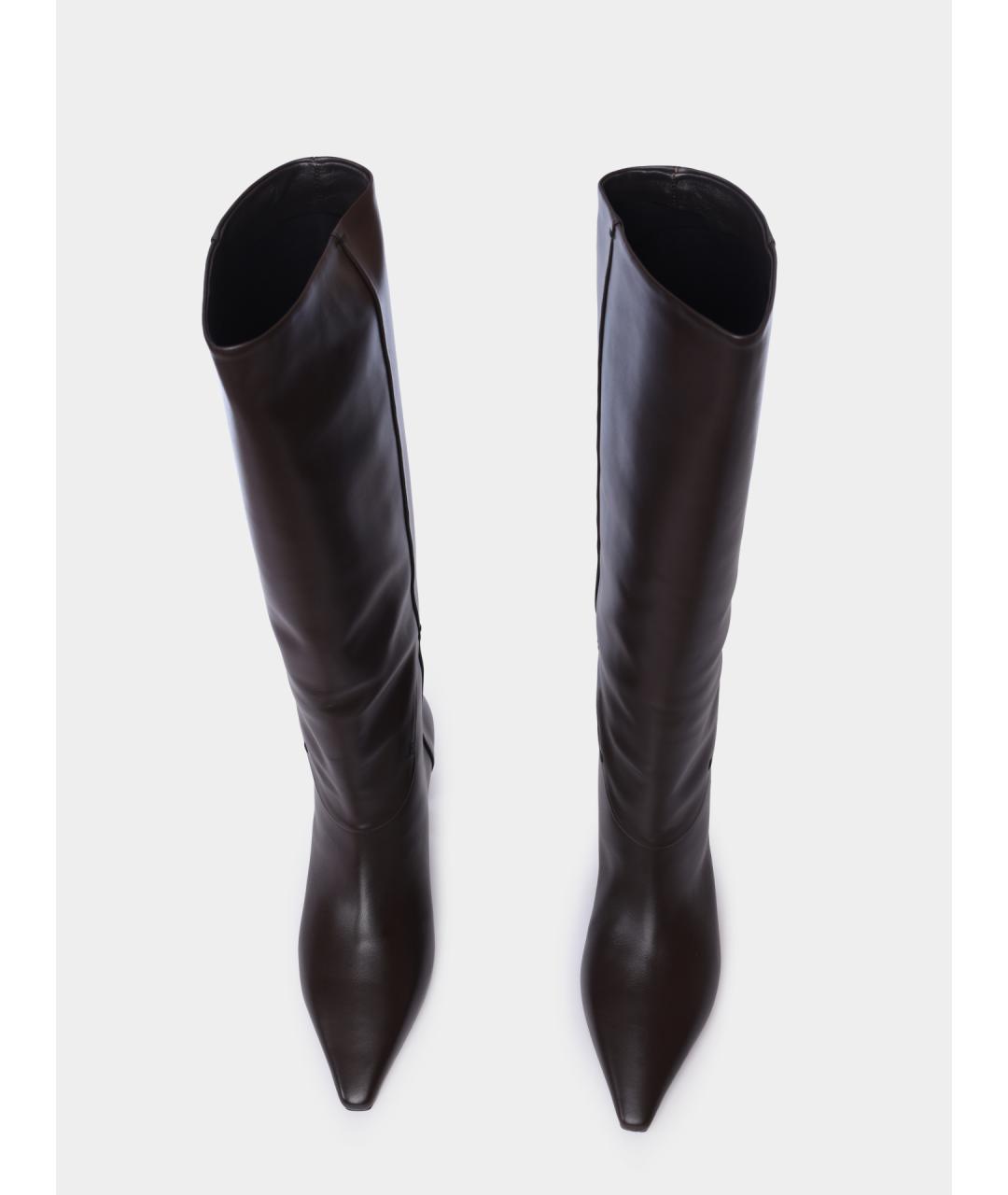 PREMIATA Коричневые кожаные сапоги, фото 4