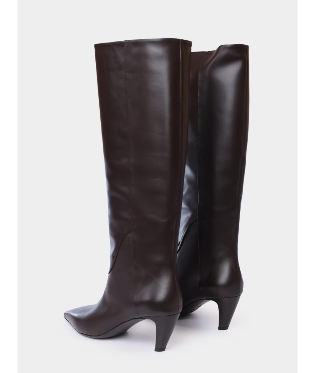 PREMIATA Коричневые кожаные сапоги, фото 5
