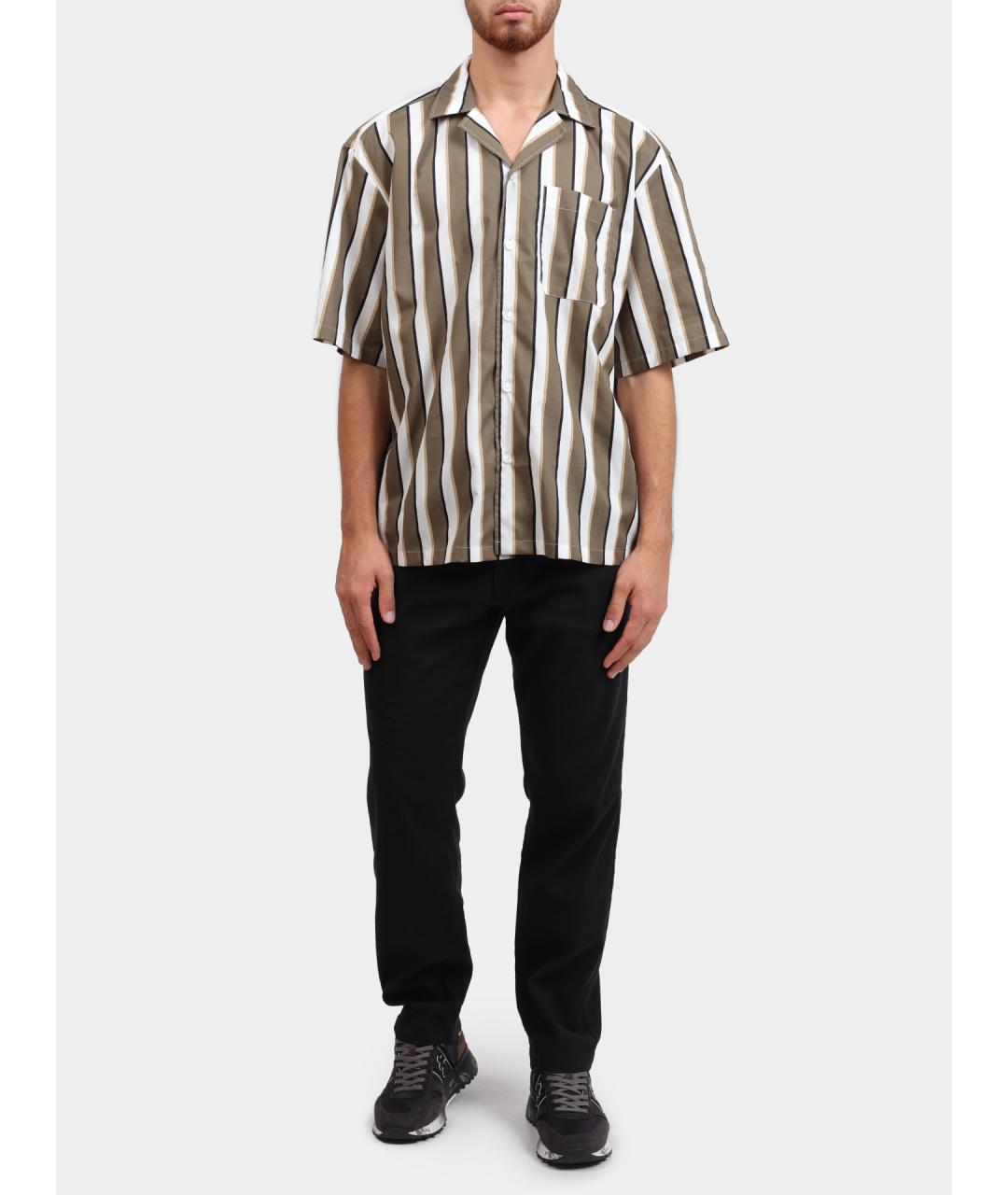 HUGO Мульти хлопковая кэжуал рубашка, фото 3