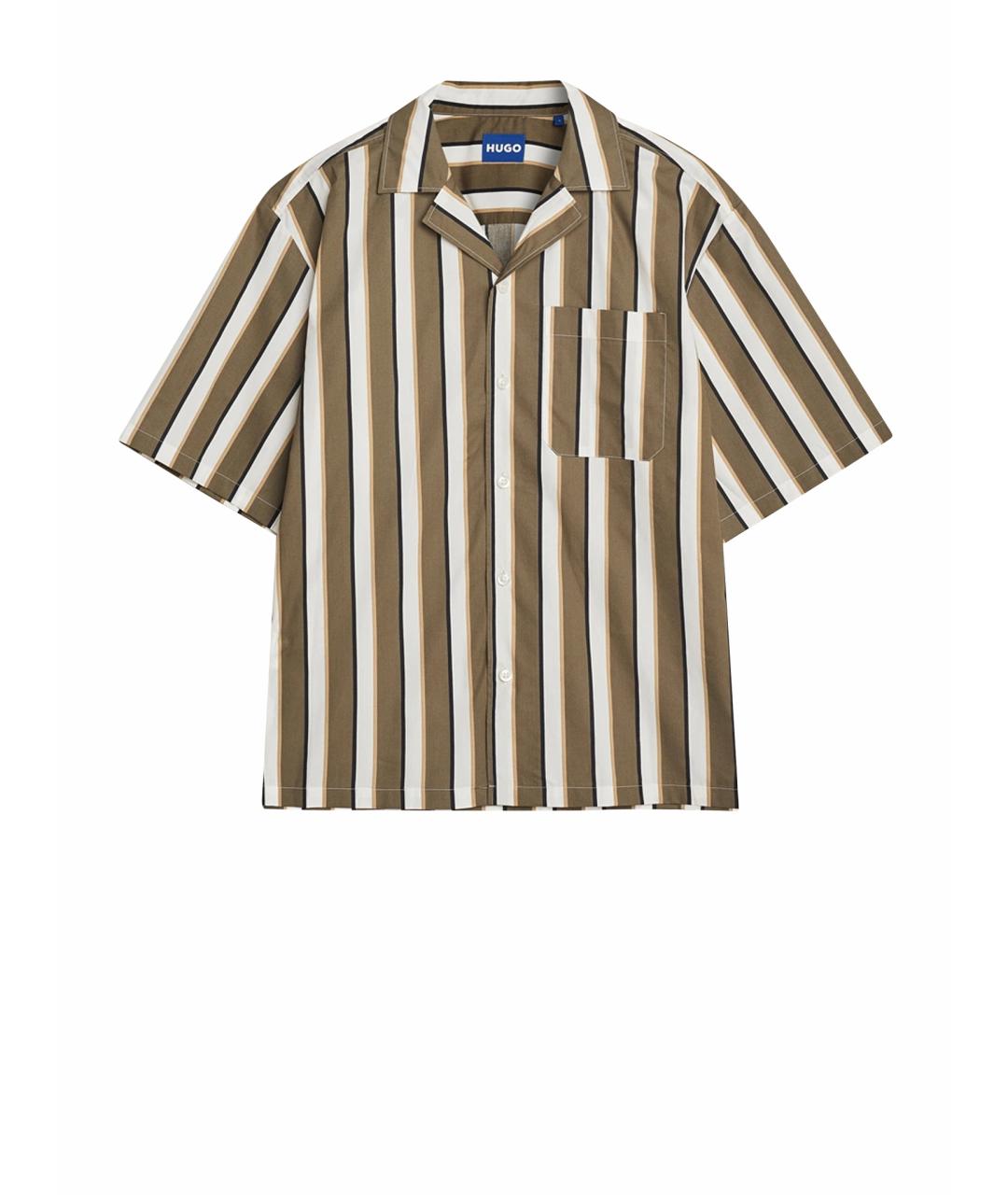 HUGO Мульти хлопковая кэжуал рубашка, фото 1