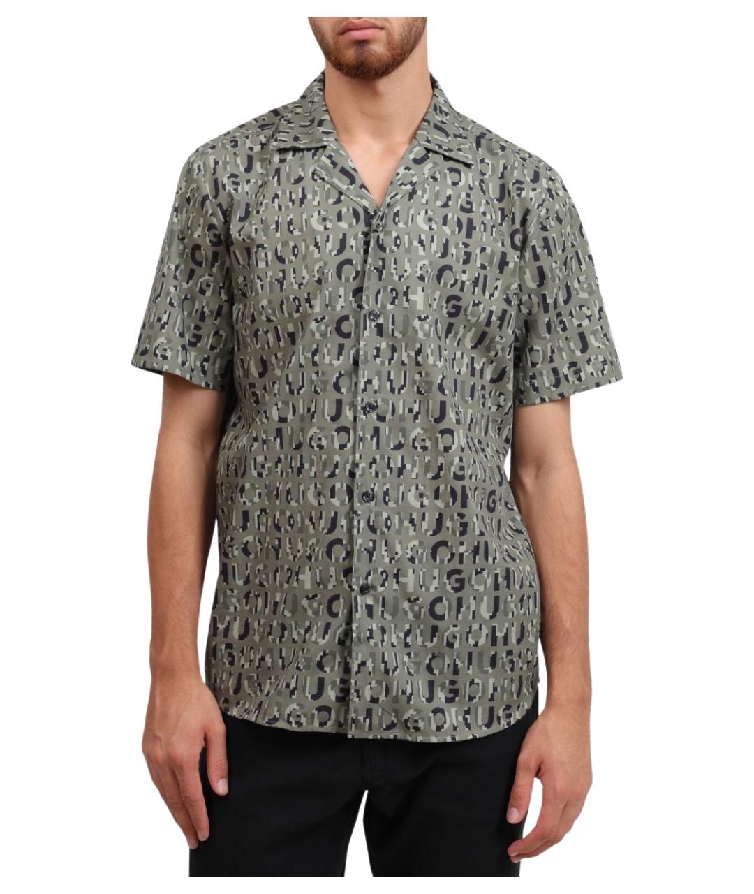 HUGO Мульти хлопковая кэжуал рубашка, фото 1