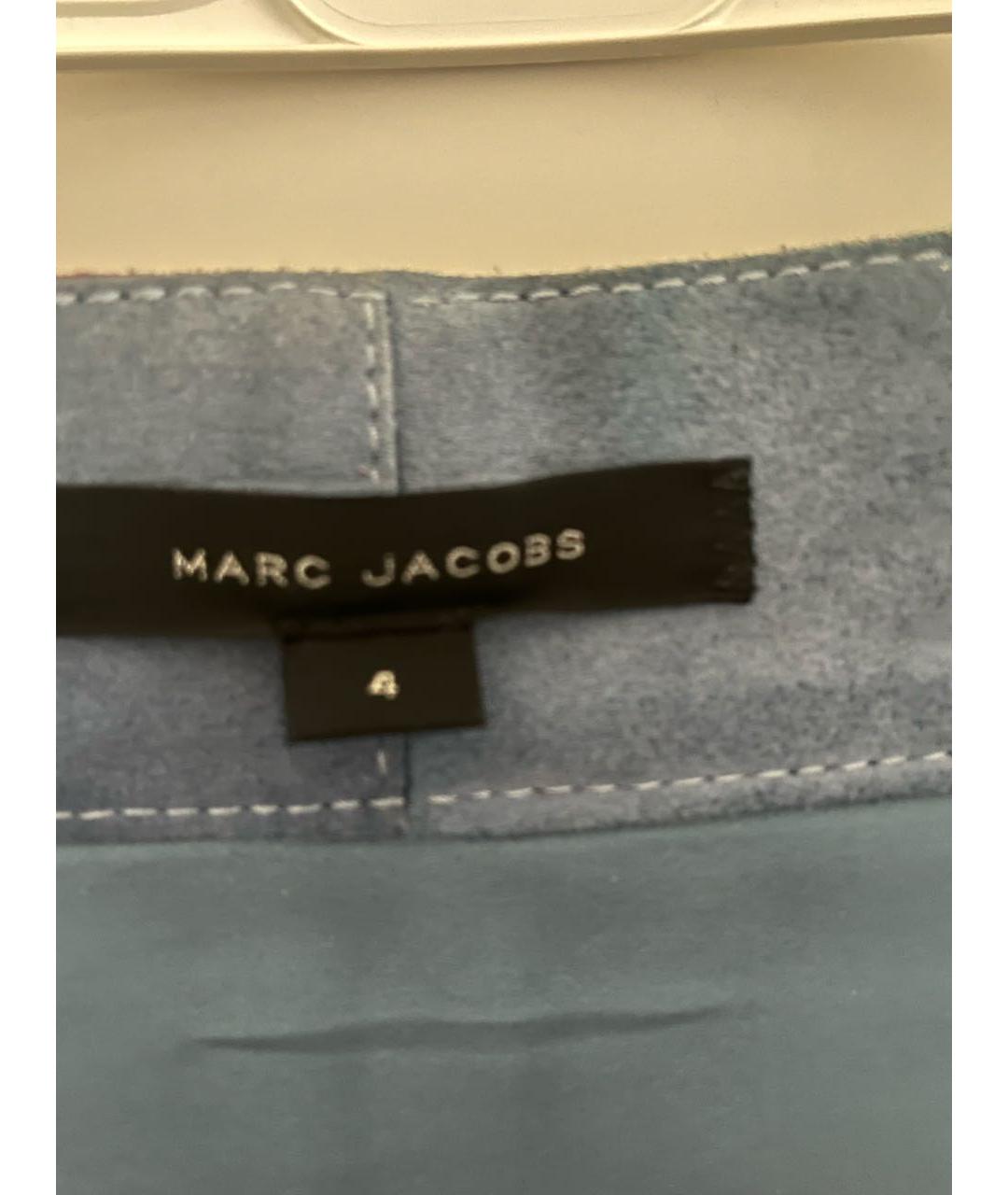 MARC JACOBS Мульти замшевая юбка мини, фото 5