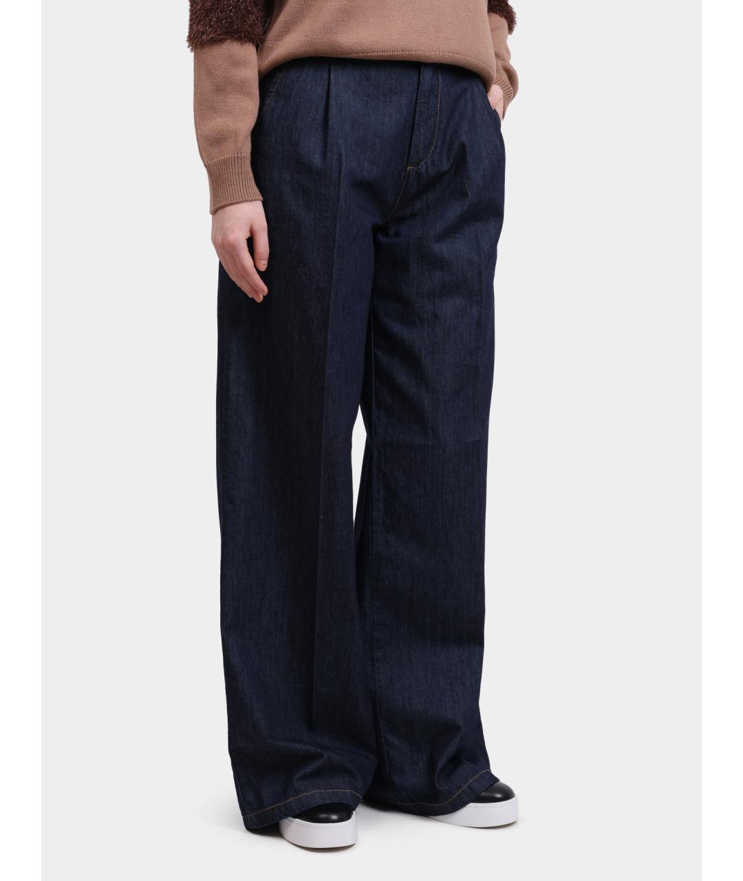 LIU JO Темно-синие прямые джинсы, фото 3