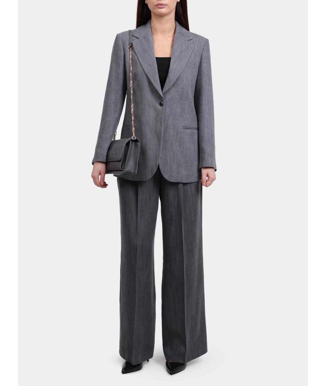 LIU JO Серый жакет/пиджак, фото 2