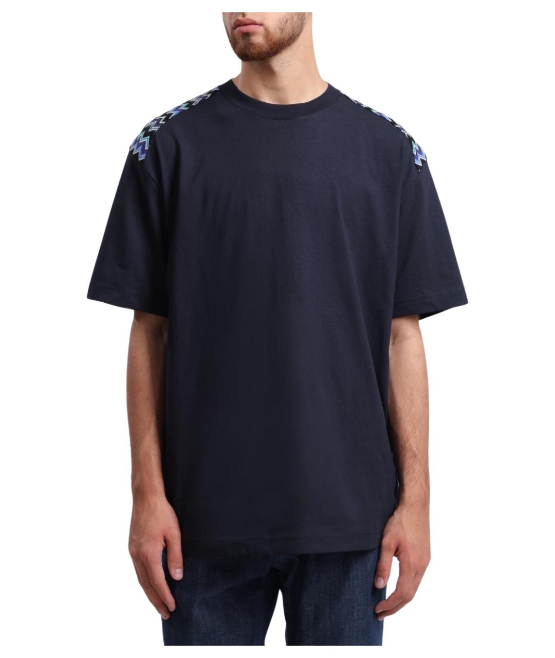 MISSONI Синяя хлопковая футболка, фото 1