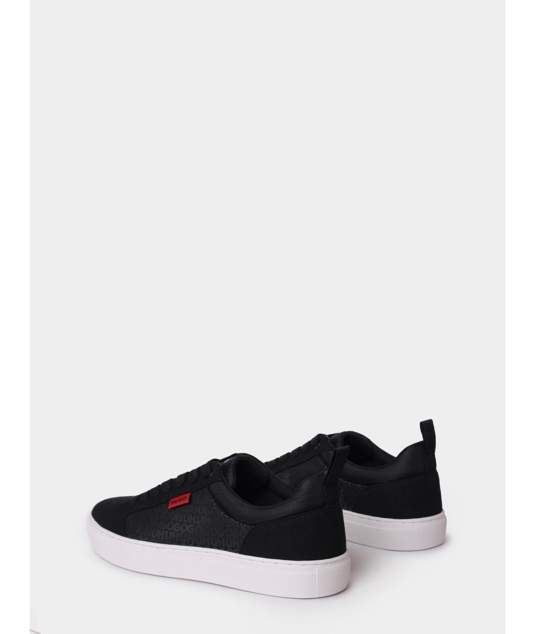 HUGO Черные низкие кроссовки / кеды, фото 5