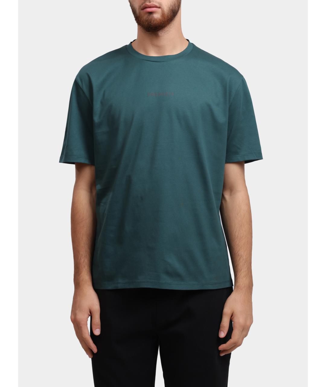 PREMIATA Зеленая хлопковая футболка, фото 5
