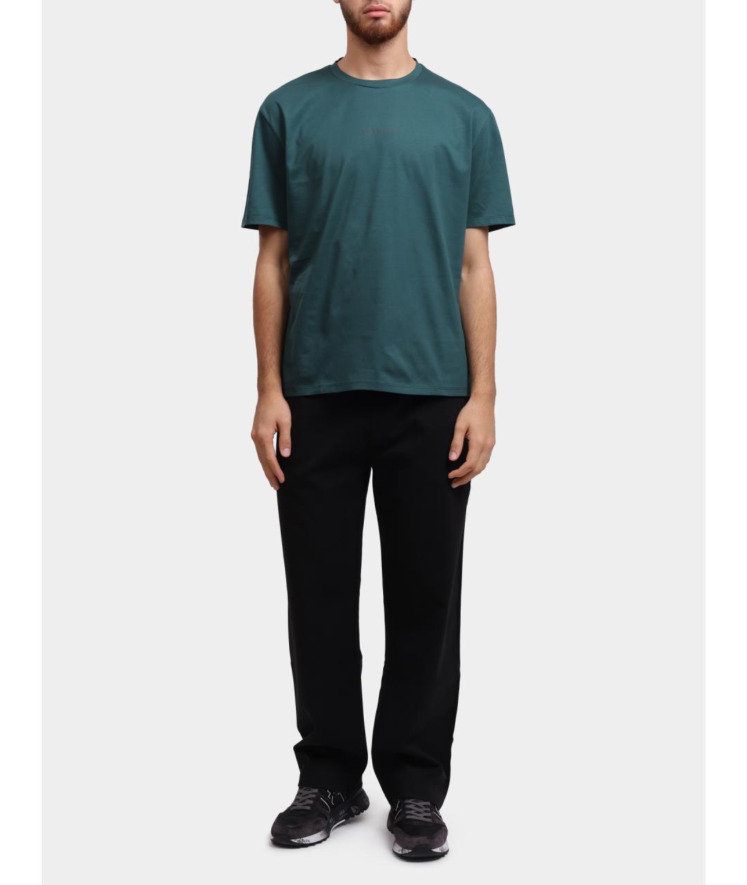 PREMIATA Зеленая хлопковая футболка, фото 2