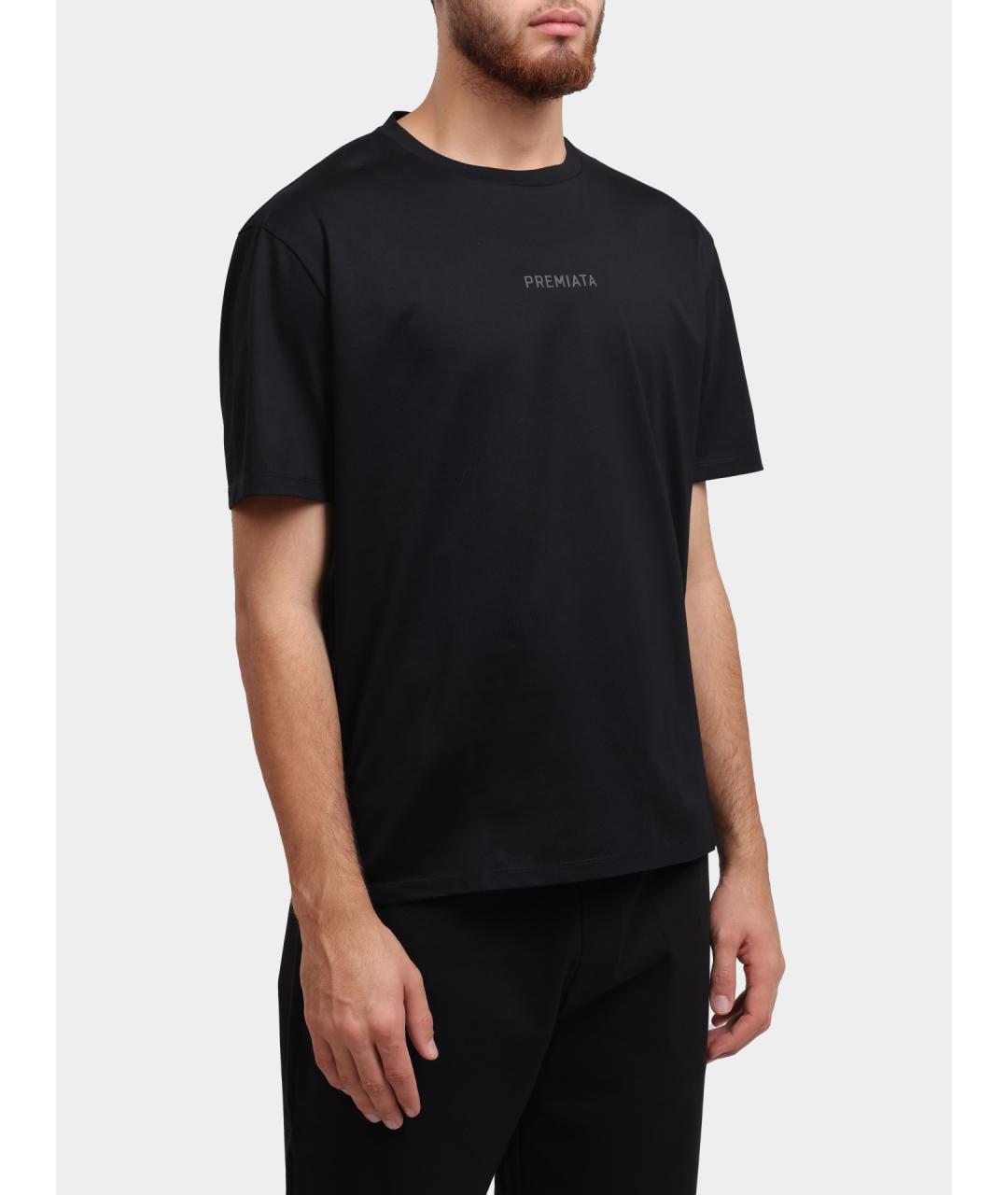 PREMIATA Черная хлопковая футболка, фото 3
