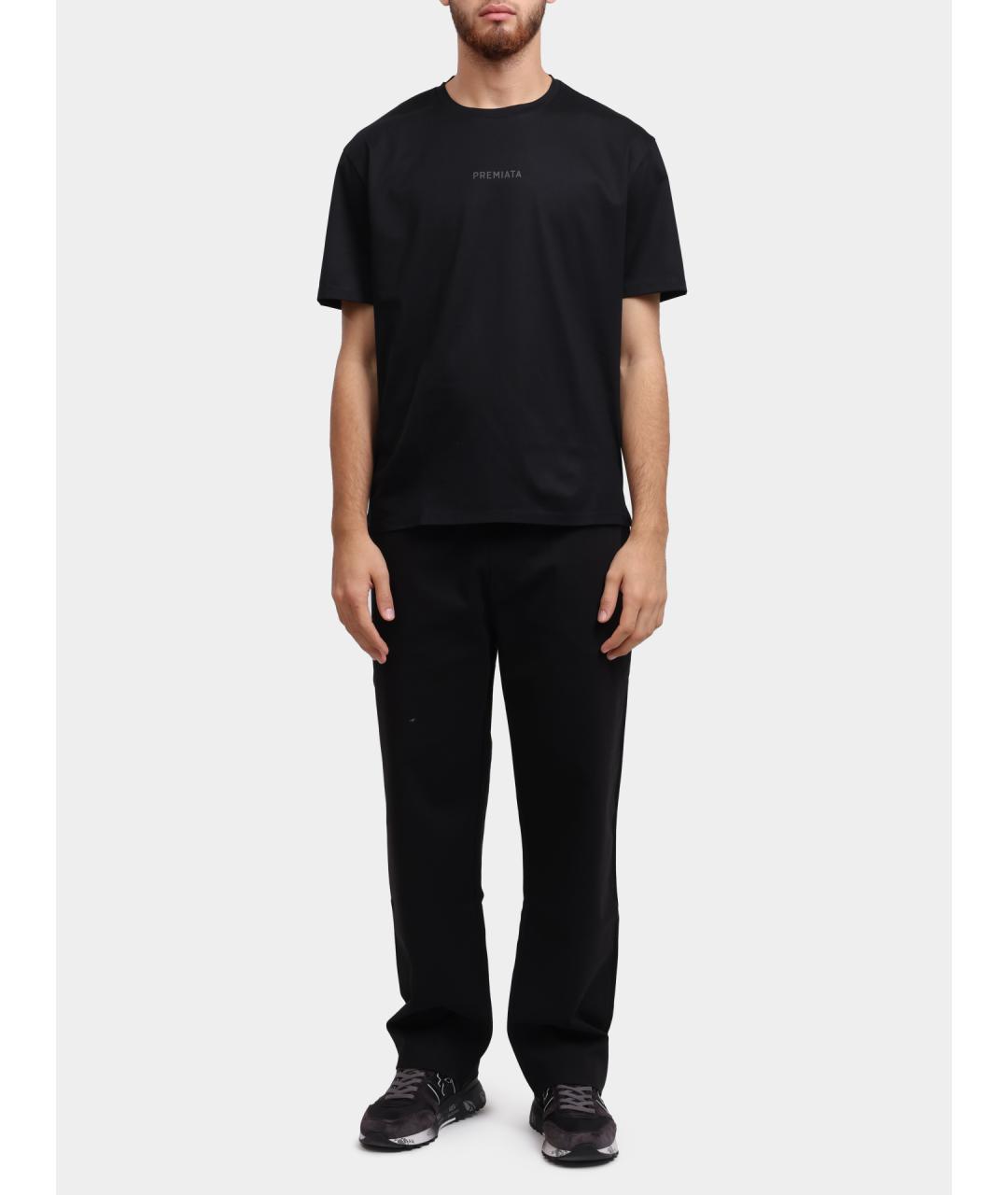PREMIATA Черная хлопковая футболка, фото 2