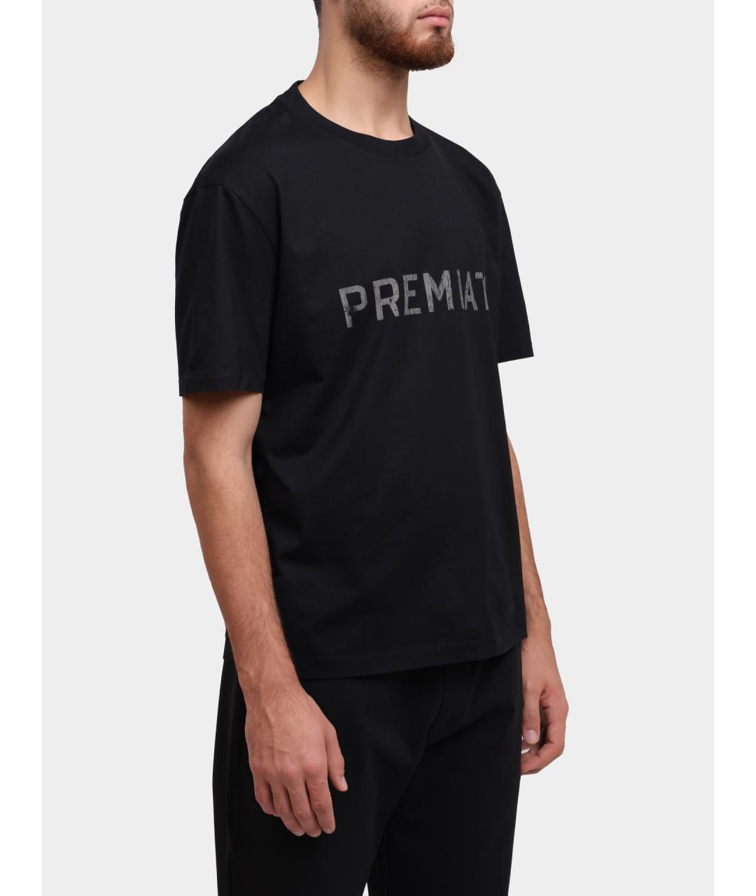 PREMIATA Черная хлопковая футболка, фото 3