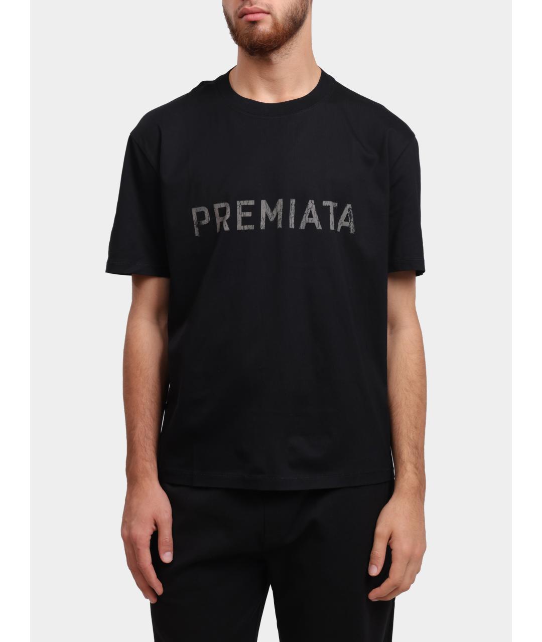 PREMIATA Черная хлопковая футболка, фото 5