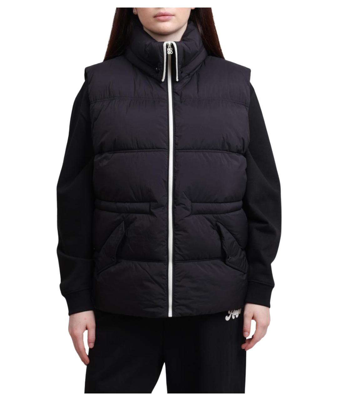 HUGO Черный полиамидовый жилет, фото 1