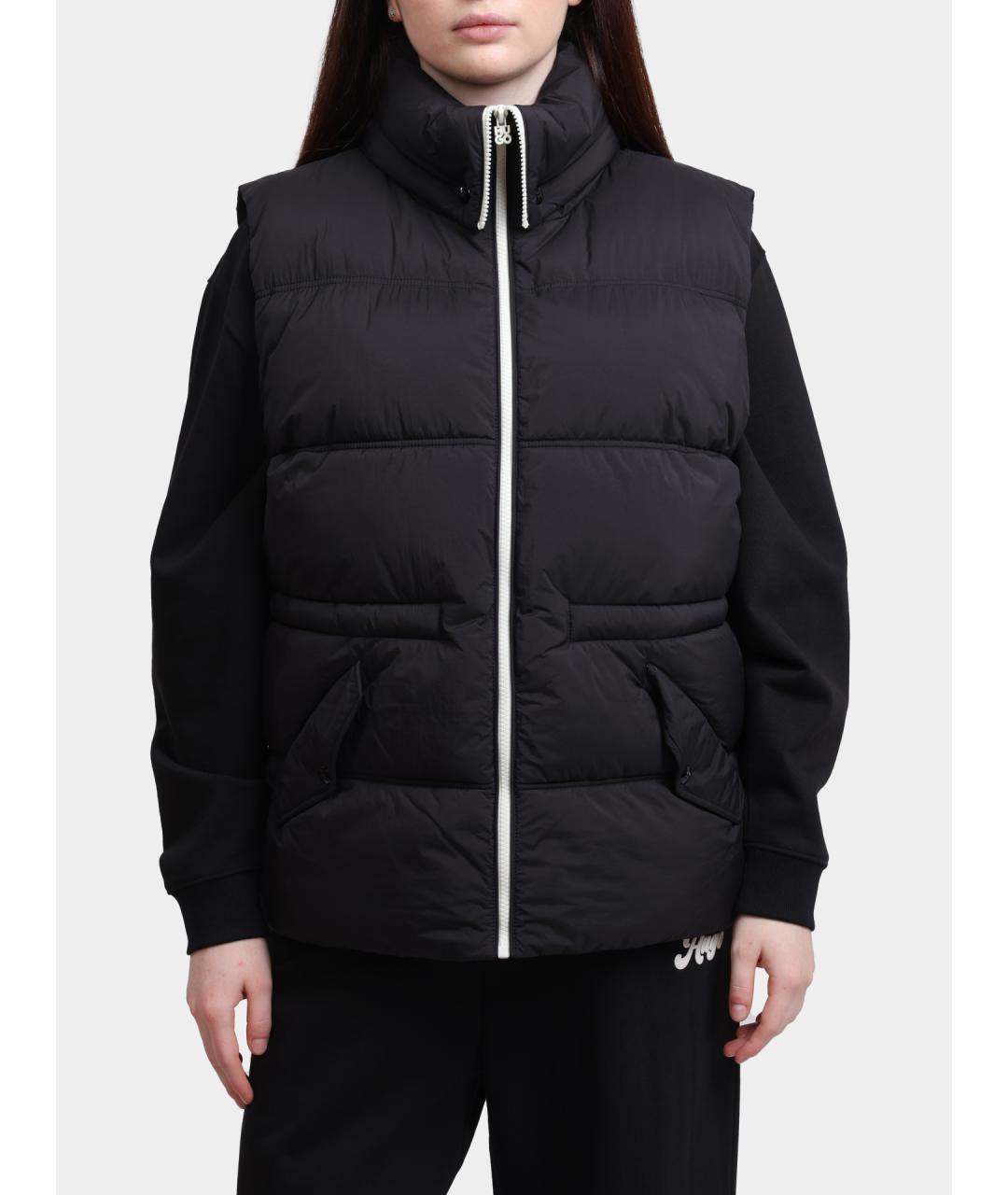 HUGO Черный полиамидовый жилет, фото 5