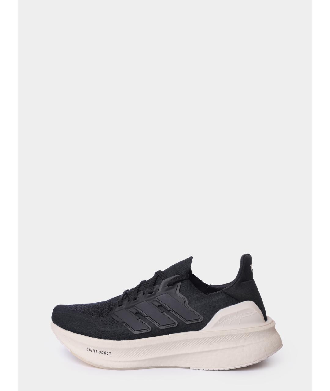 Y-3 Черные текстильные низкие кроссовки / кеды, фото 6