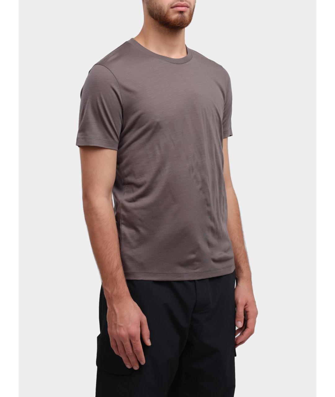 HERNO Коричневая футболка, фото 3