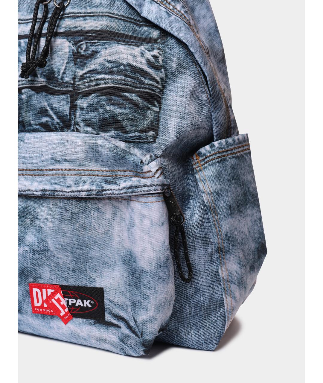 DIESEL Голубой тканевый рюкзак, фото 3