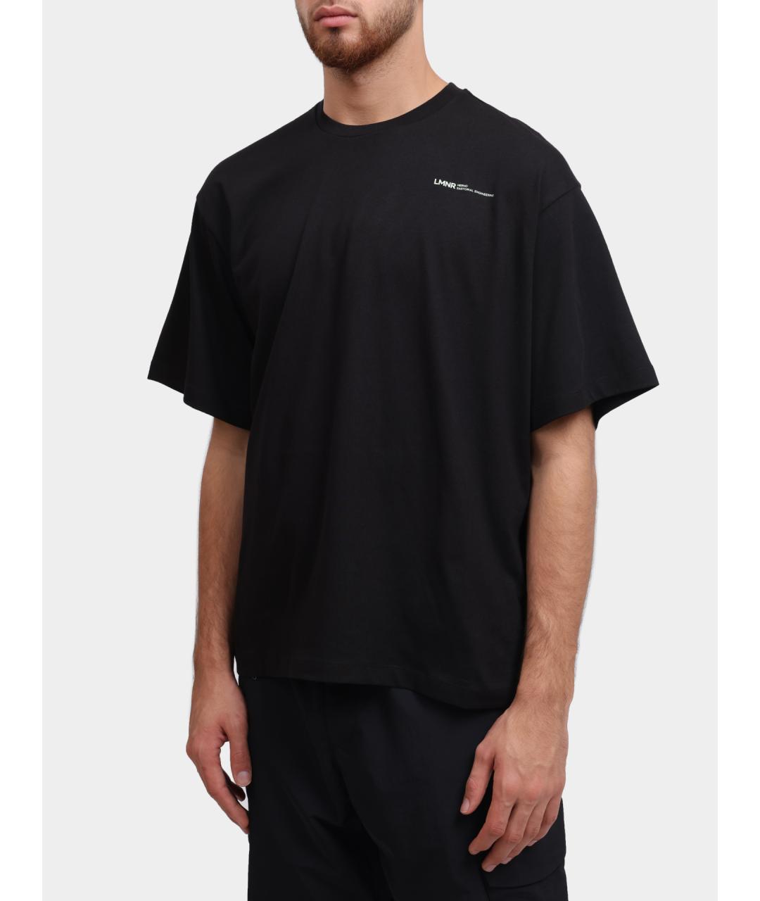 HERNO Черная хлопковая футболка, фото 3