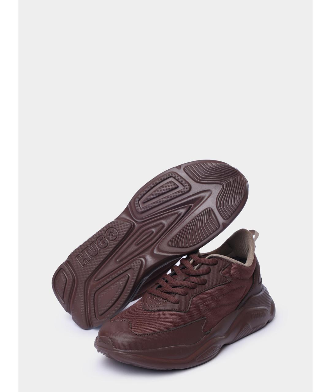 HUGO Коричневые кроссовки, фото 4