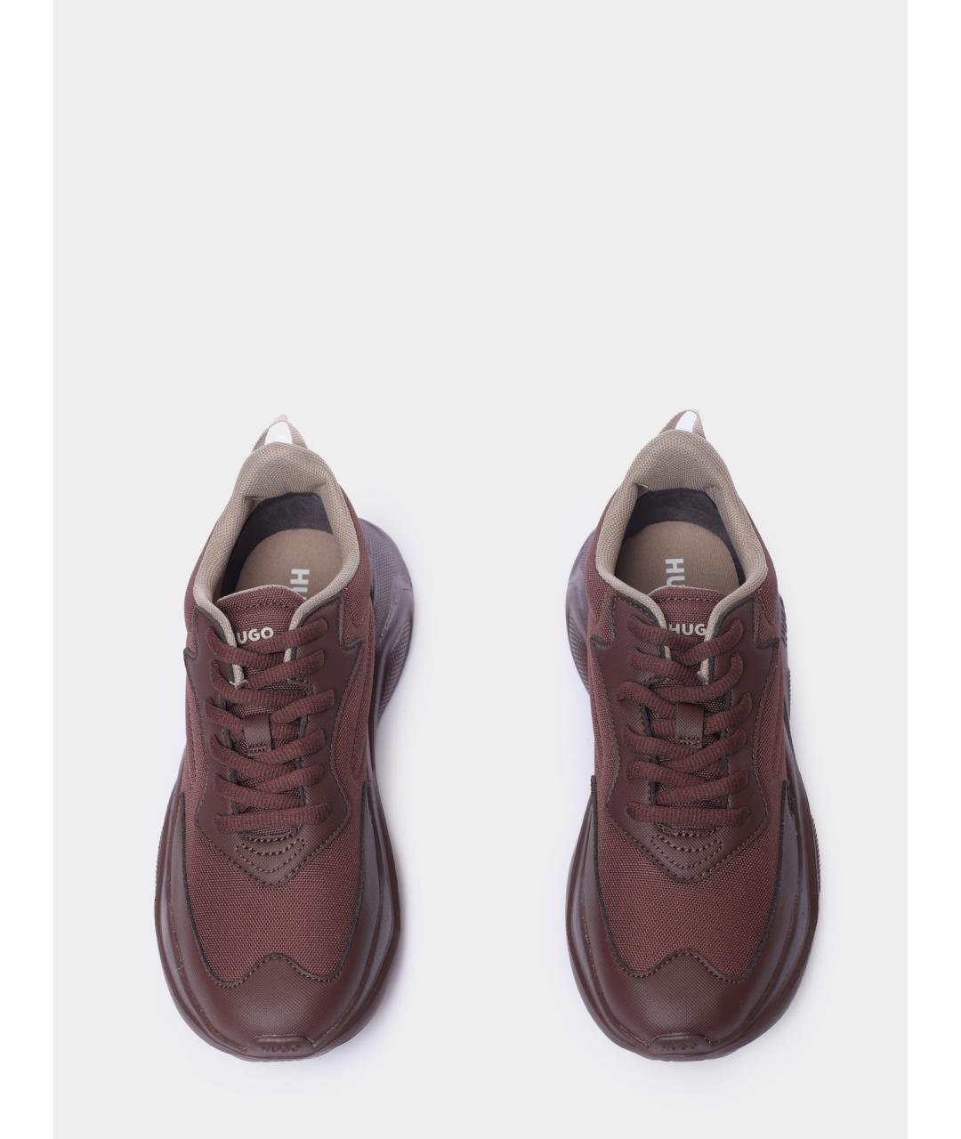 HUGO Коричневые кроссовки, фото 3