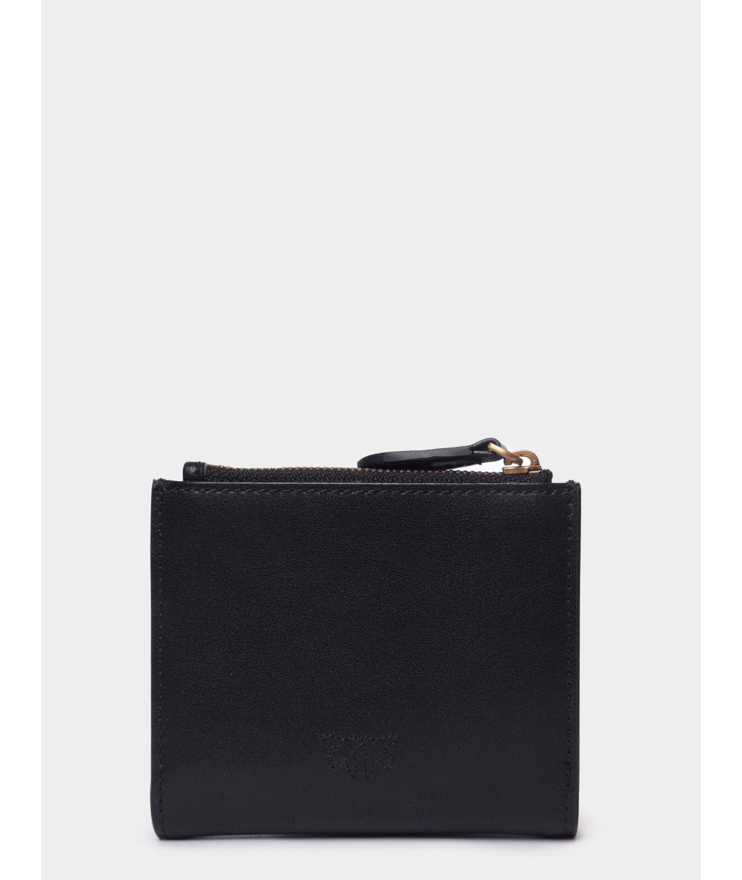 PINKO Черный кожаный кардхолдер, фото 5