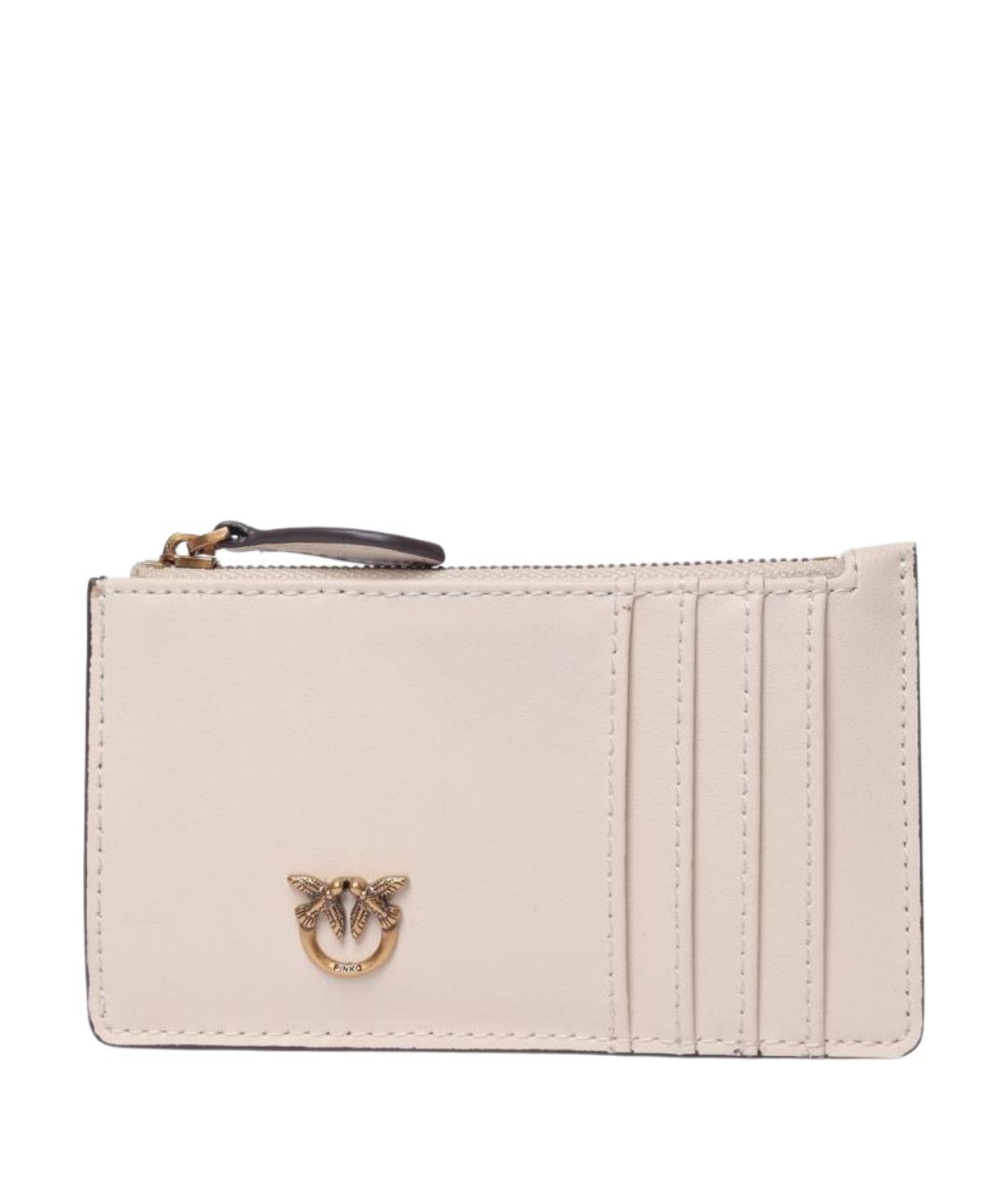 PINKO Розовый кожаный кошелек, фото 1