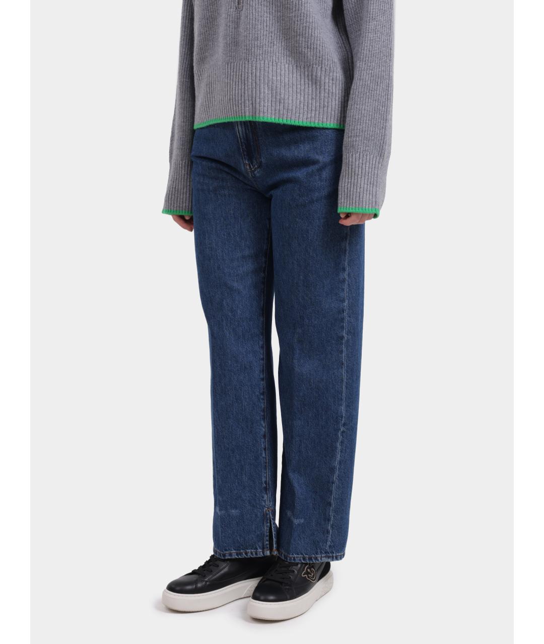 PINKO Синие прямые джинсы, фото 3