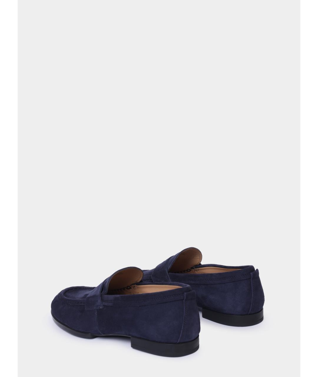 TOD'S Синие замшевые лоферы, фото 5