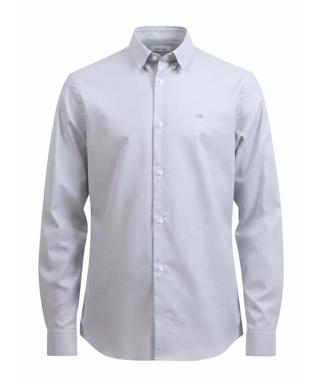 CALVIN KLEIN Голубая хлопковая кэжуал рубашка, фото 1