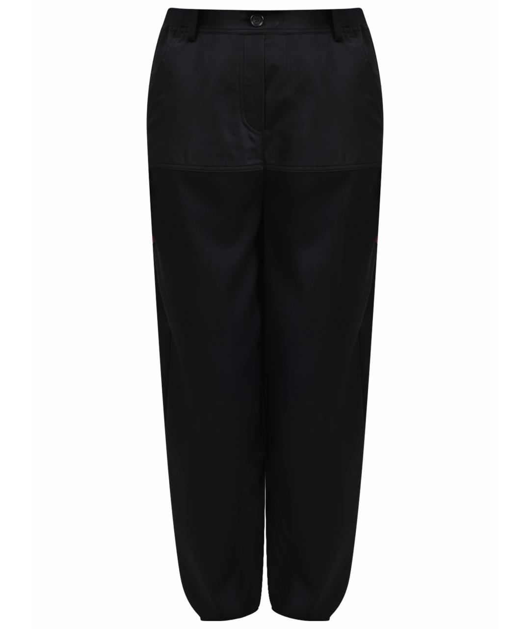 PINKO Черные прямые брюки, фото 1