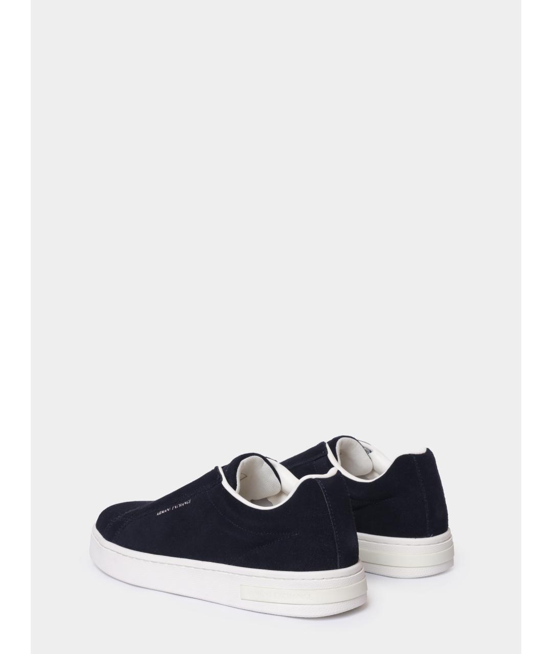 ARMANI EXCHANGE Синие низкие кроссовки / кеды, фото 5