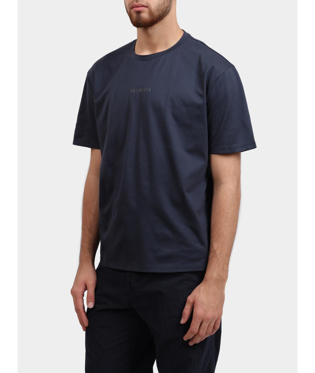 PREMIATA Синяя хлопковая футболка, фото 3
